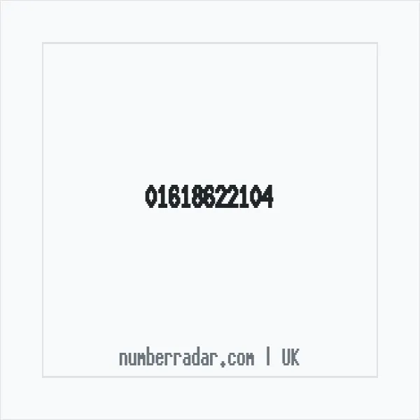 Reverse number check for +44 161 862 2104 — who called me?