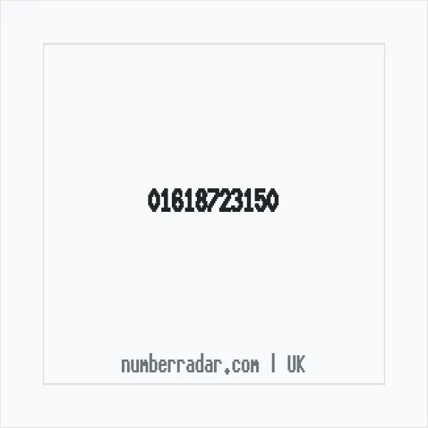 Reverse number check for +44 161 872 3150 — who called me?