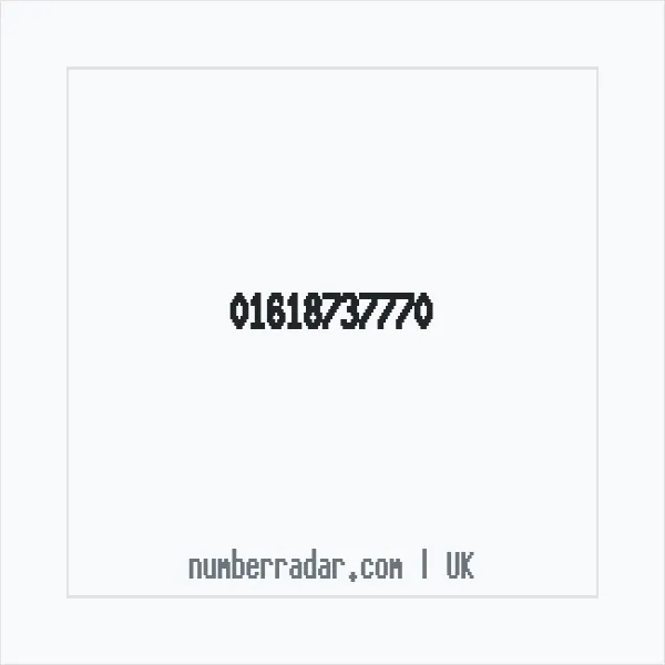 Reverse number check for +44 161 873 7770 — who called me?