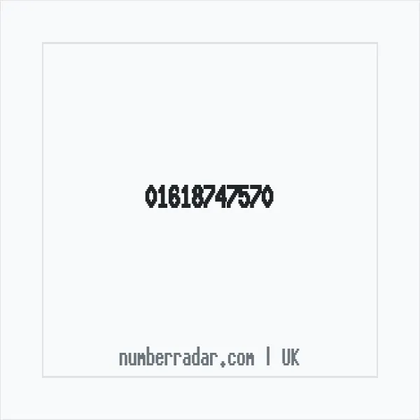 Reverse number check for +44 161 874 7570 — who called me?