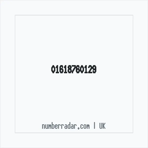 Reverse number check for +44 161 876 0129 — who called me?