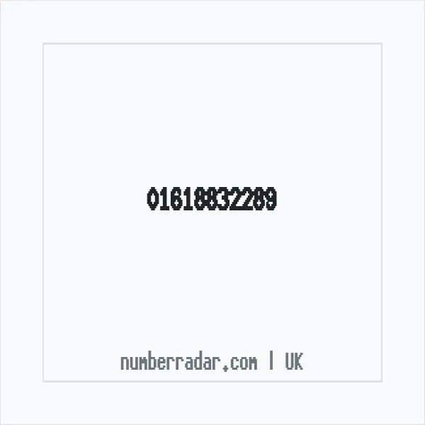 Reverse number check for +44 161 883 2289 — who called me?
