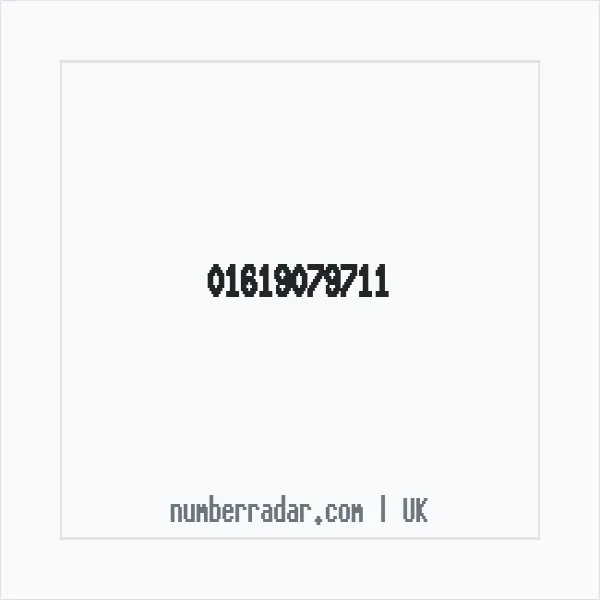 Reverse number check for +44 161 907 9711 — who called me?