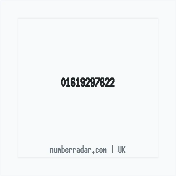 Reverse number check for +44 161 929 7622 — who called me?