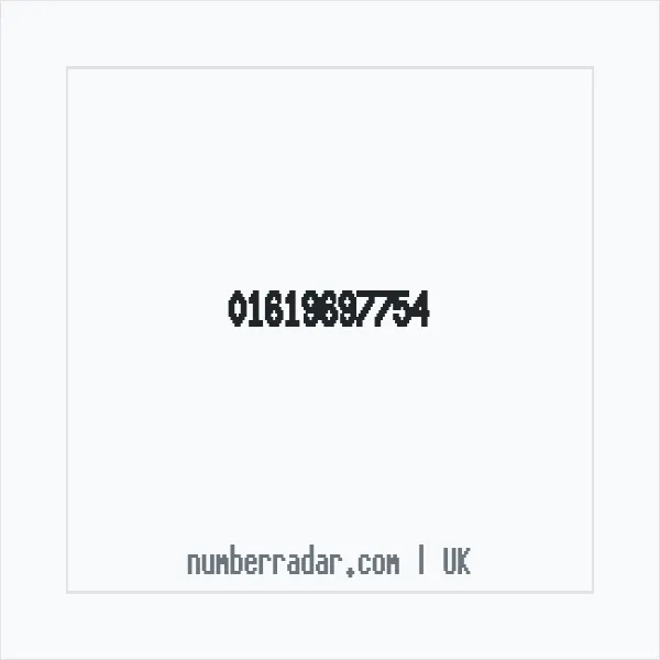 Reverse number check for +44 161 969 7754 — who called me?