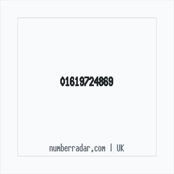 Reverse number check for +44 161 972 4869 — who called me?