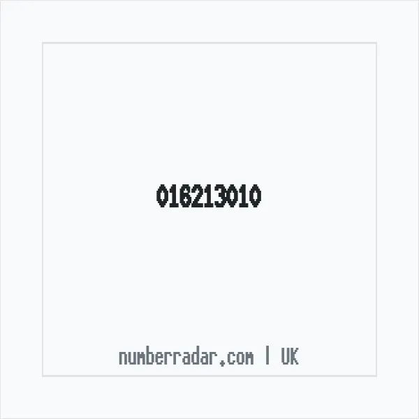 Reverse number check for +44 16213010 — who called me?