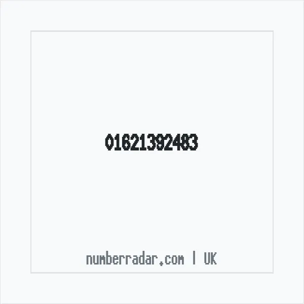 Reverse number check for +44 1621 392483 — who called me?