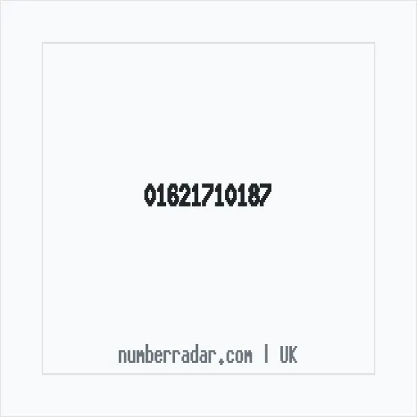 Reverse number check for +44 1621 710187 — who called me?