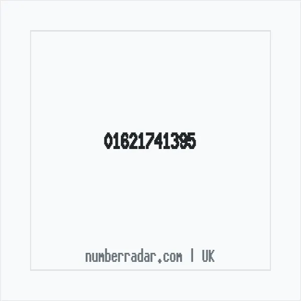 Reverse number check for +44 1621 741395 — who called me?