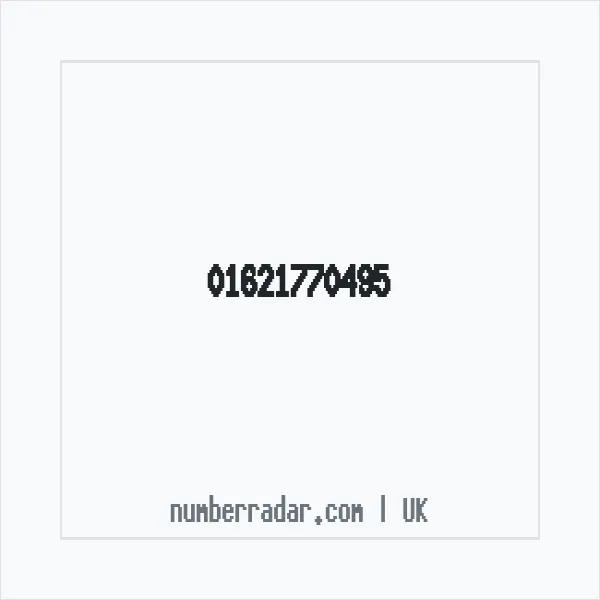 Reverse number check for +44 1621 770495 — who called me?