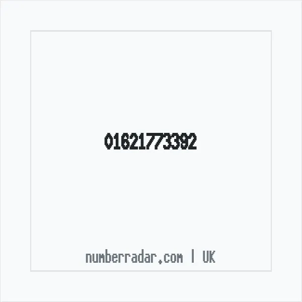 Reverse number check for +44 1621 773392 — who called me?