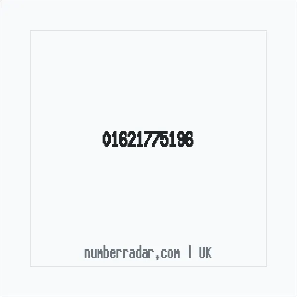 Reverse number check for +44 1621 775196 — who called me?