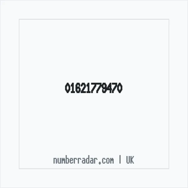 Reverse number check for +44 1621 779470 — who called me?