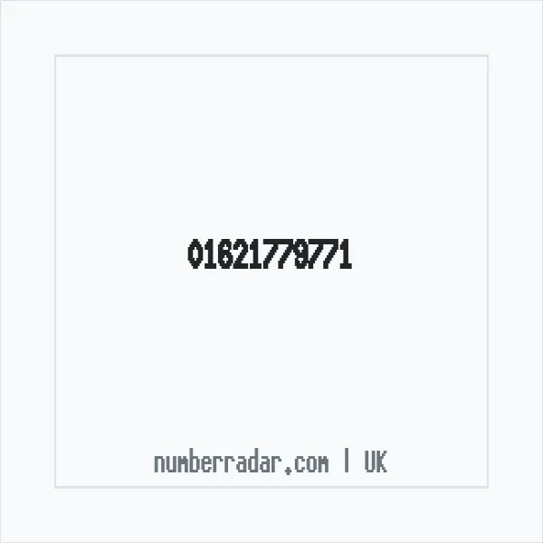 Reverse number check for +44 1621 779771 — who called me?