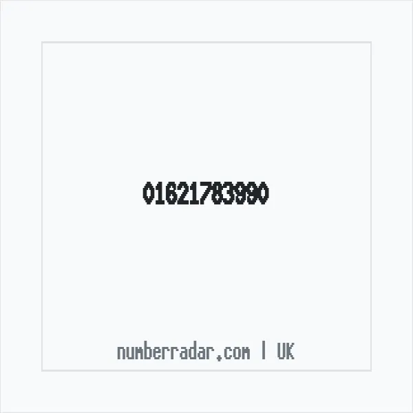 Reverse number check for +44 1621 783990 — who called me?