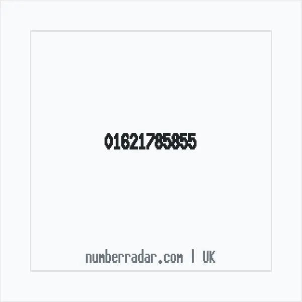 Reverse number check for +44 1621 785855 — who called me?