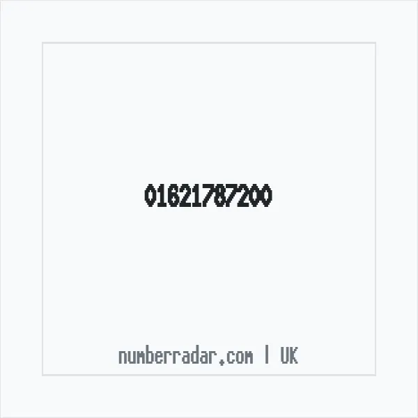 Reverse number check for +44 1621 787200 — who called me?