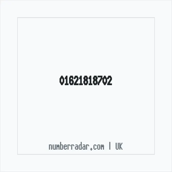 Reverse number check for +44 1621 818702 — who called me?
