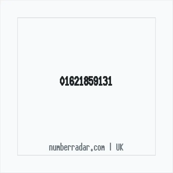 Reverse number check for +44 1621 859131 — who called me?