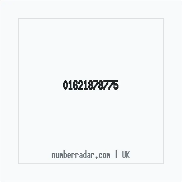 Reverse number check for +44 1621 878775 — who called me?