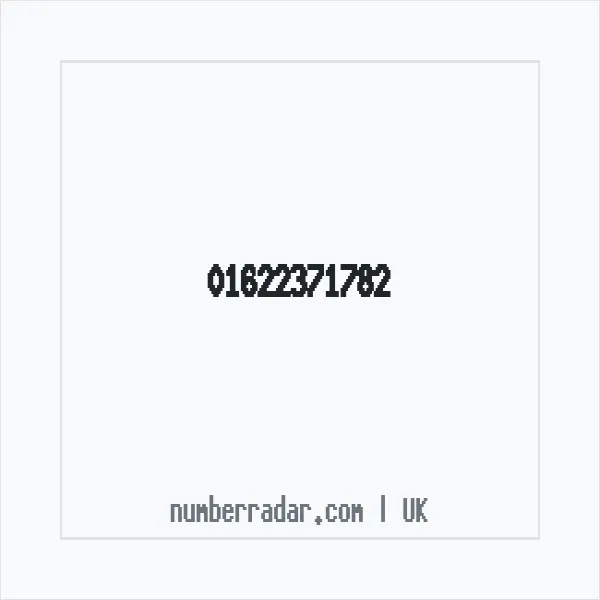 Reverse number check for +44 1622 371782 — who called me?