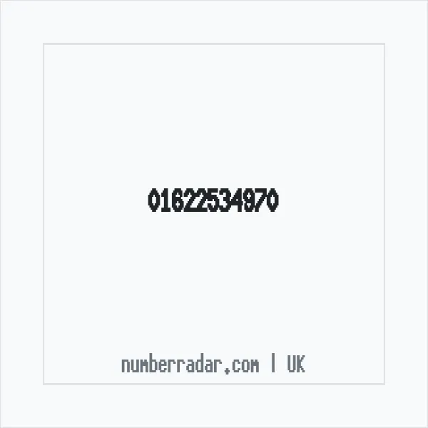 Reverse number check for +44 1622 534970 — who called me?