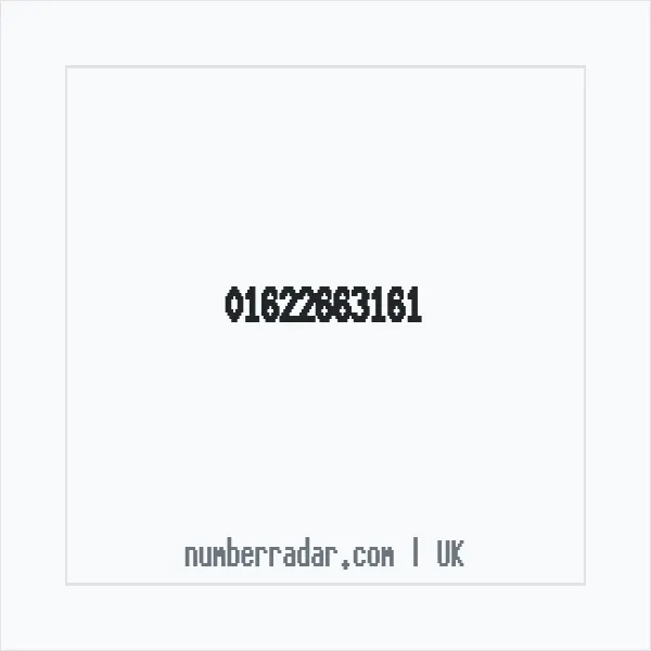 Reverse number check for +44 1622 663161 — who called me?