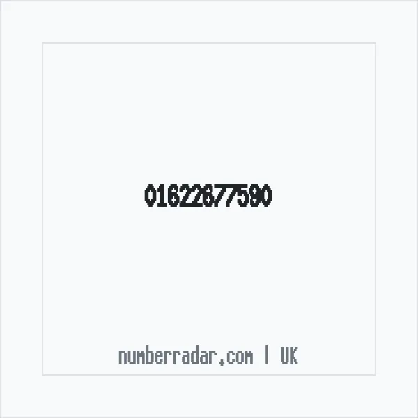 Reverse number check for +44 1622 677590 — who called me?
