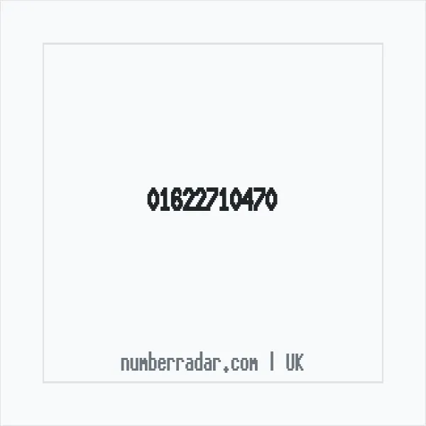 Reverse number check for +44 1622 710470 — who called me?