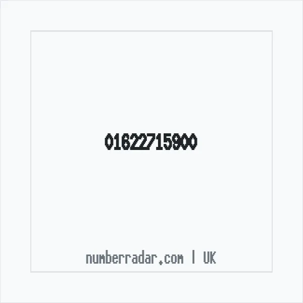 Reverse number check for +44 1622 715900 — who called me?