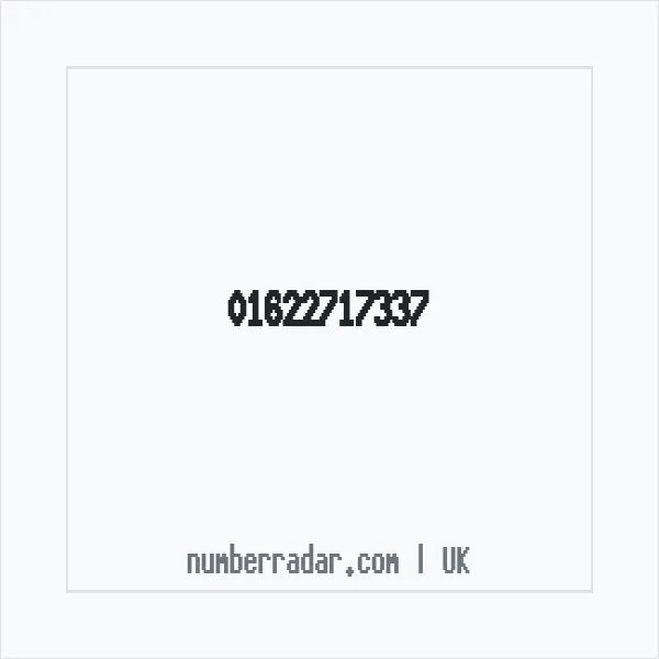 Reverse number check for +44 1622 717337 — who called me?