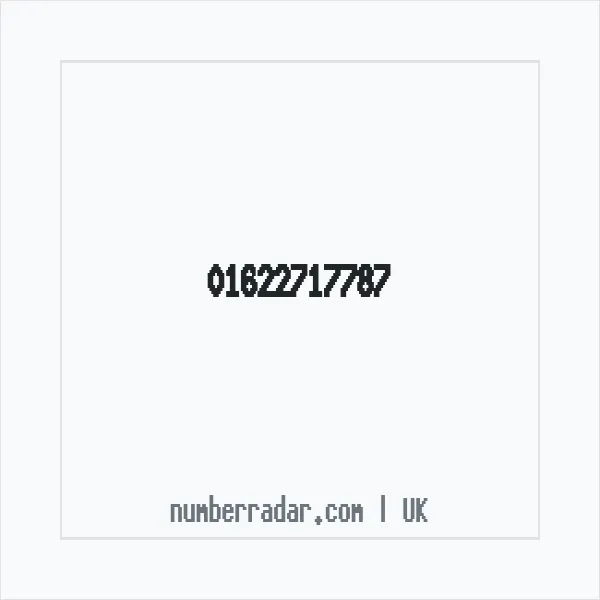 Reverse number check for +44 1622 717787 — who called me?
