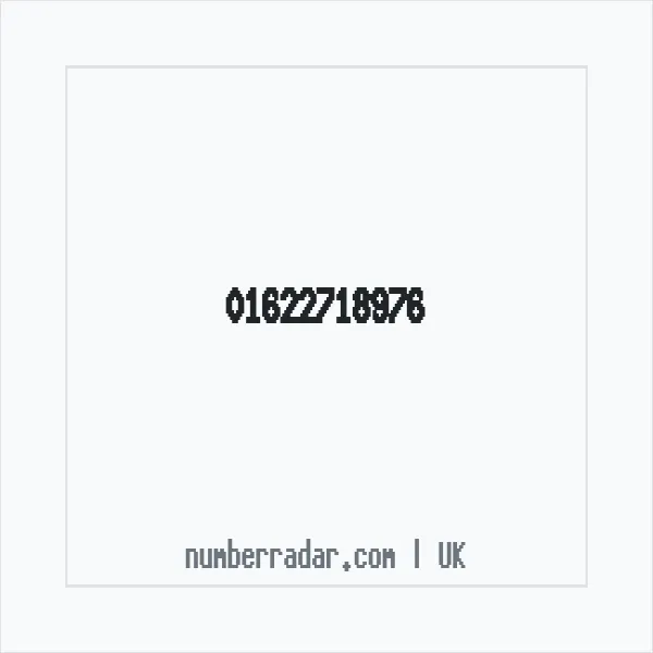 Reverse number check for +44 1622 718976 — who called me?