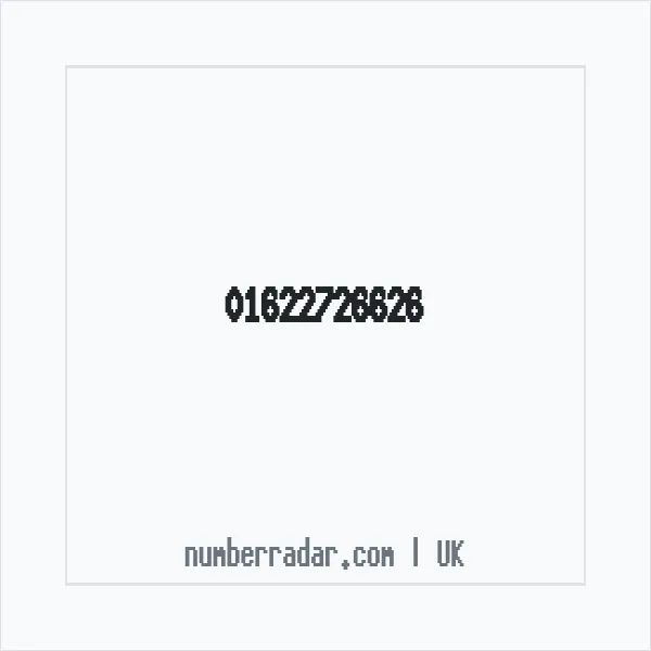 Reverse number check for +44 1622 726626 — who called me?