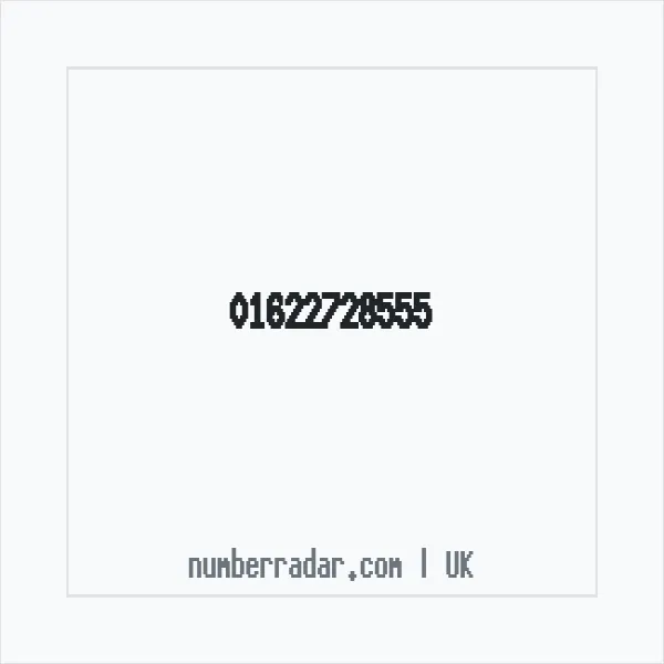 Reverse number check for +44 1622 728555 — who called me?