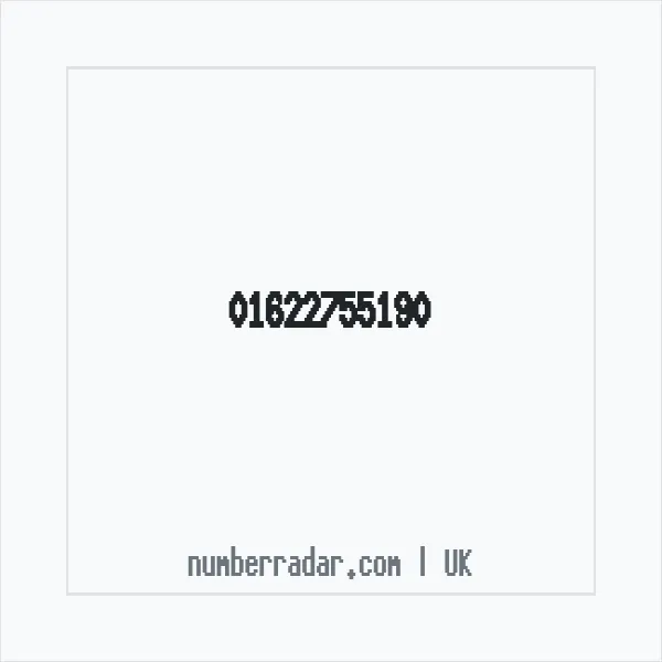 Reverse number check for +44 1622 755190 — who called me?