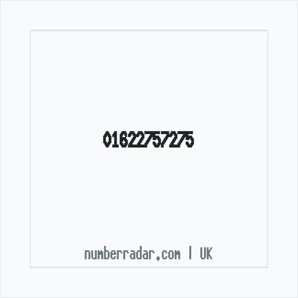 Reverse number check for +44 1622 757275 — who called me?