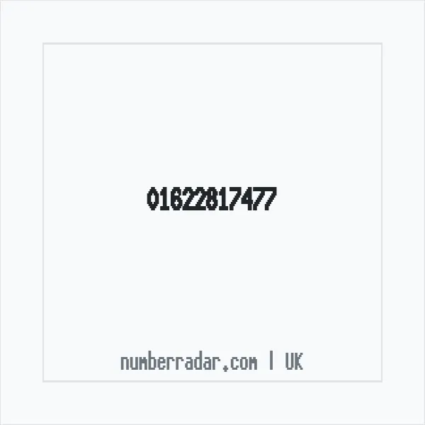 Reverse number check for +44 1622 817477 — who called me?