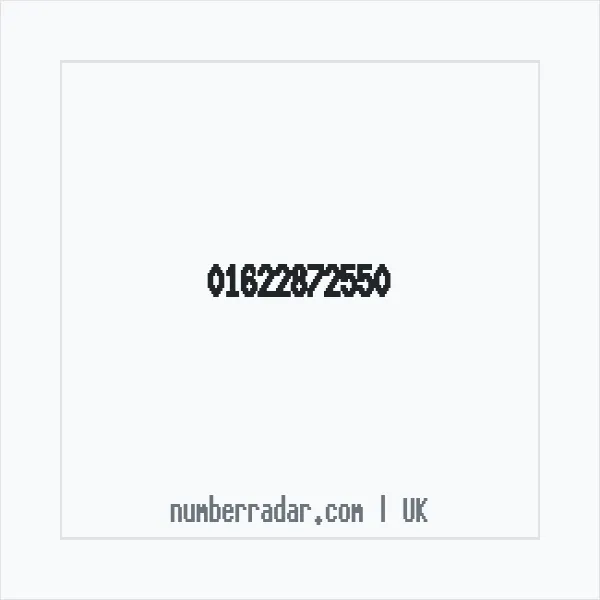 Reverse number check for +44 1622 872550 — who called me?