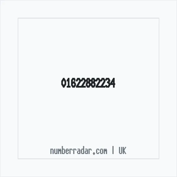Reverse number check for +44 1622 882234 — who called me?