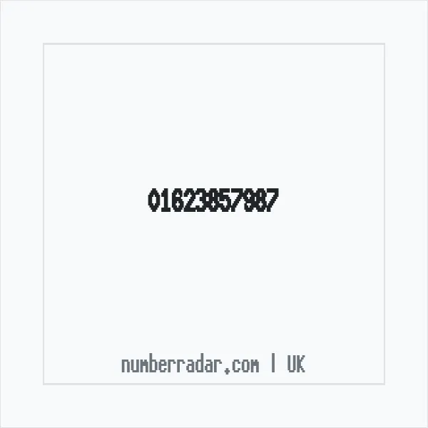 Reverse number check for +44 1623 857987 — who called me?