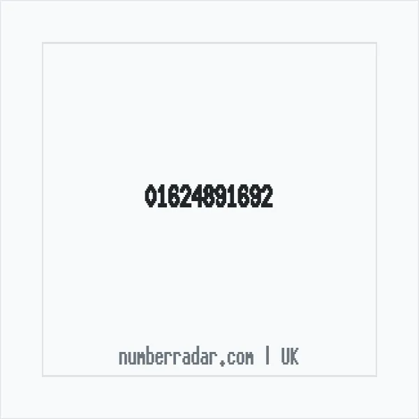 Reverse number check for +44 1624 891692 — who called me?