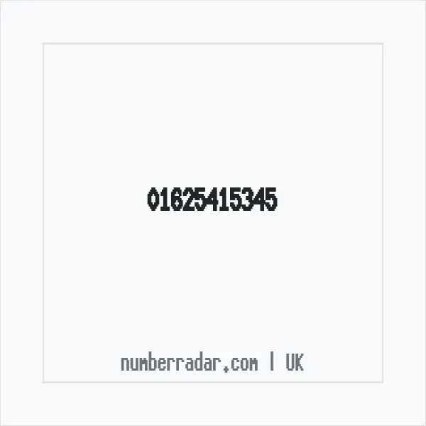 Reverse number check for +44 1625 415345 — who called me?