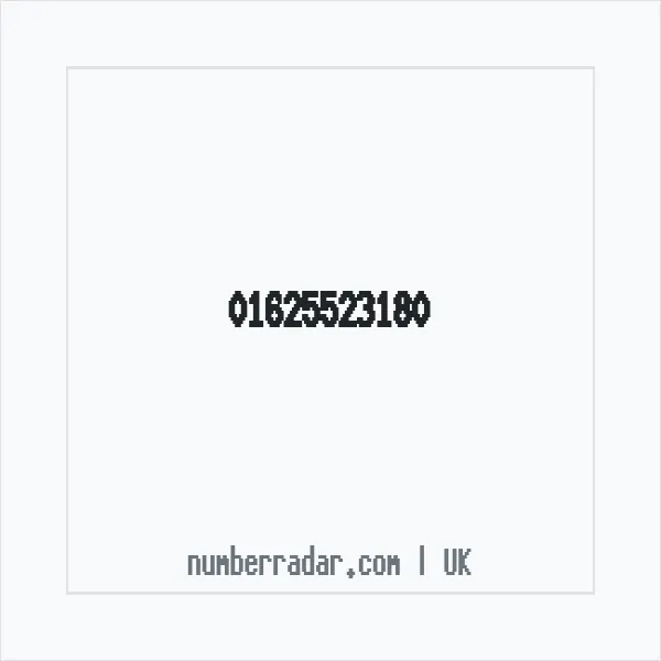 Reverse number check for +44 1625 523180 — who called me?