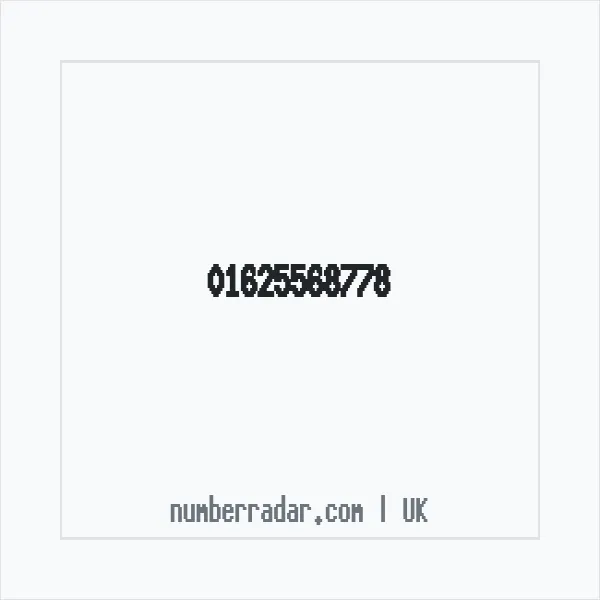 Reverse number check for +44 1625 568778 — who called me?