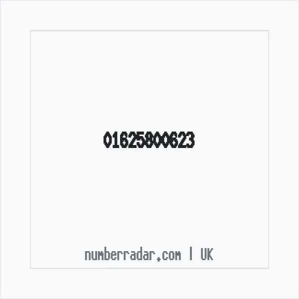 Reverse number check for +44 1625 800623 — who called me?