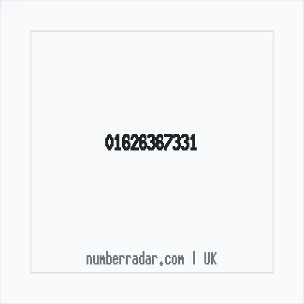 Reverse number check for +44 1626 367331 — who called me?