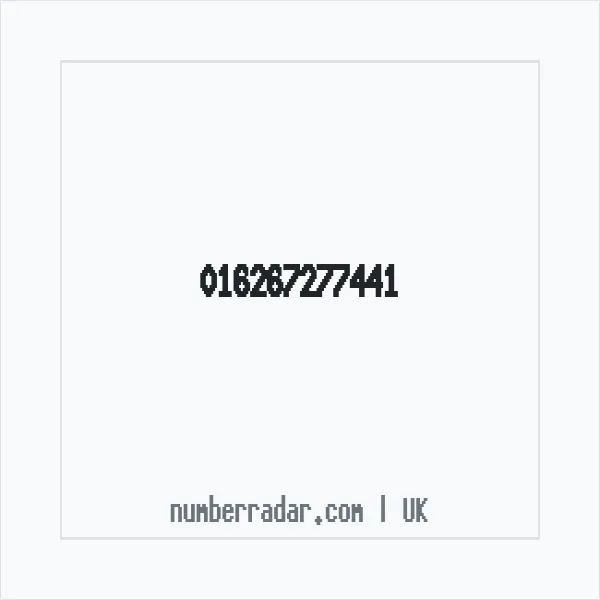 Reverse number check for +44 (1626) 727-744 — who called me?
