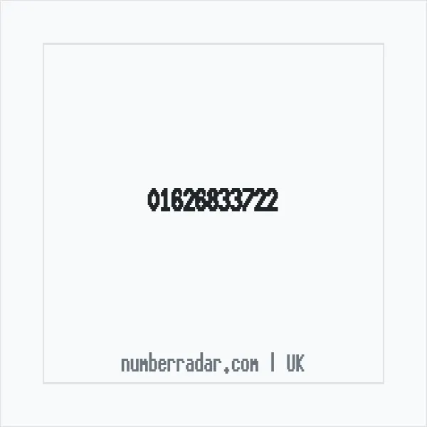 Reverse number check for +44 1626 833722 — who called me?